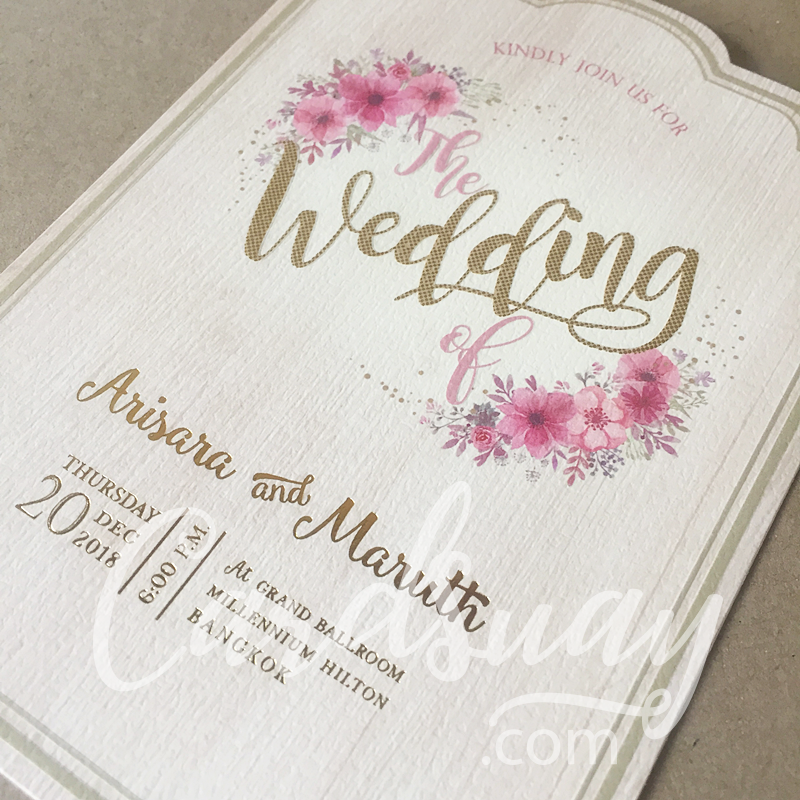 wedding invitation DA215