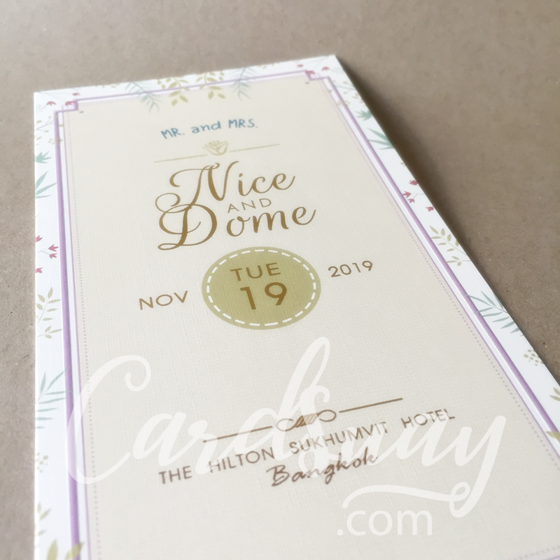 wedding invitation DK40