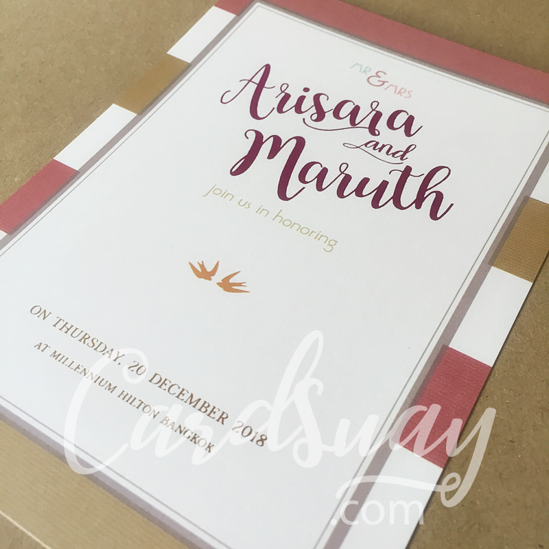 wedding invitation DK36