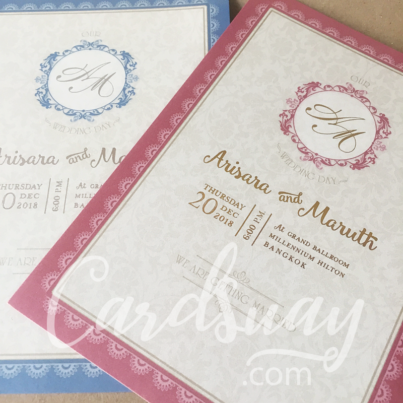 wedding invitation DK38