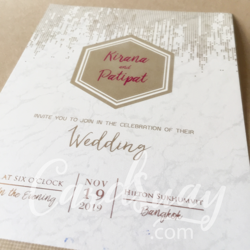 wedding invitation DK42